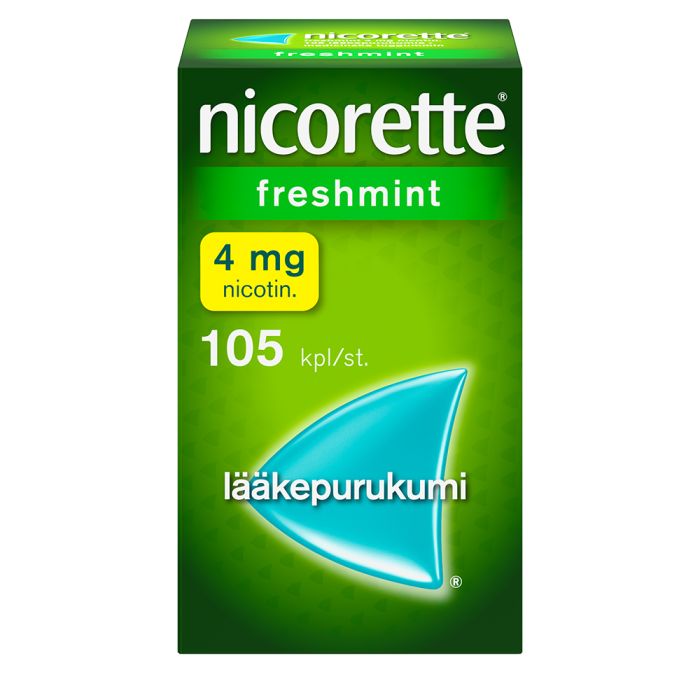 NICORETTE FRESHMINT lääkepurukumi 4 mg 105 fol kuva 2
