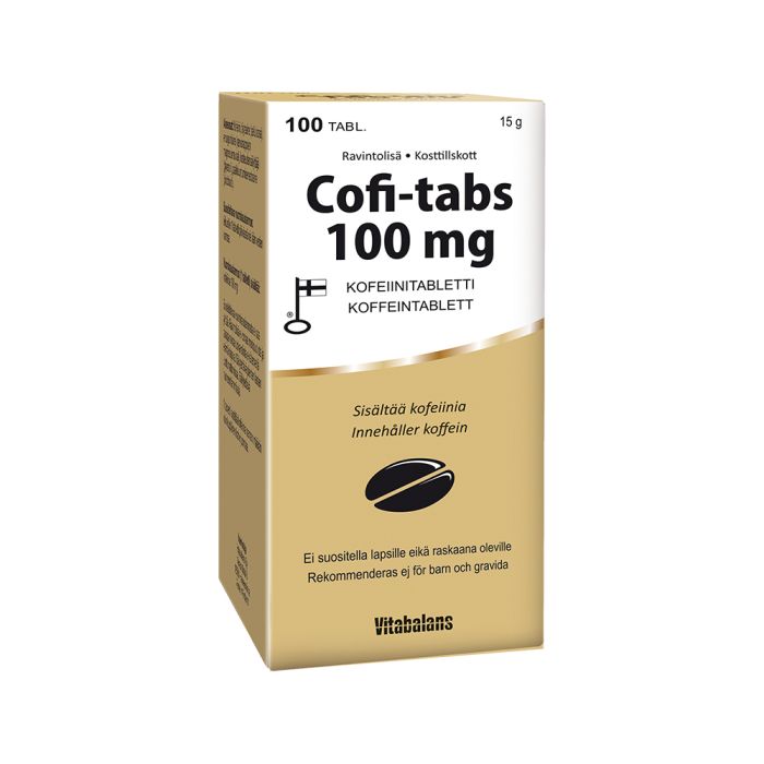 Cofi-tabs 100 mg 100 tabl kuva 1