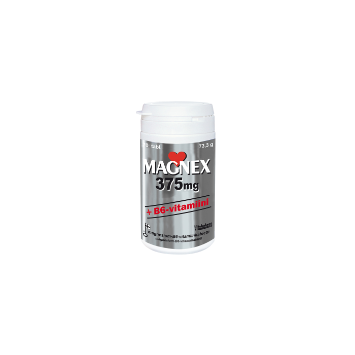 Magnex 375 mg + B6-vitamiini 70 tabl kuva 1