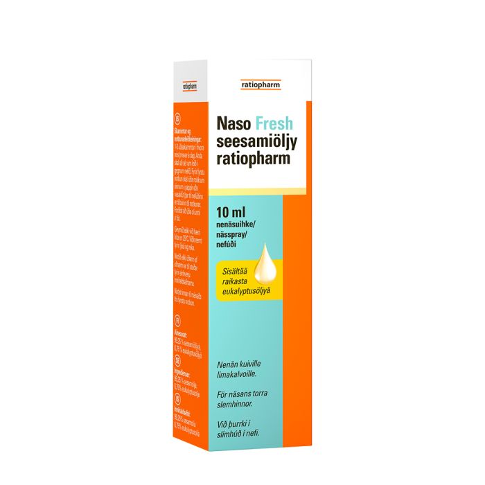 Naso Fresh seesamiöljy ratiopharm nenäsuihke 10 ml kuva 3