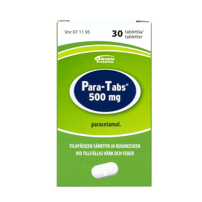PARA-TABS tabletti 500 mg 30 fol kuva 2