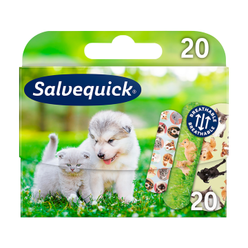 Salvequick Animals lastenlaastari 20 kpl