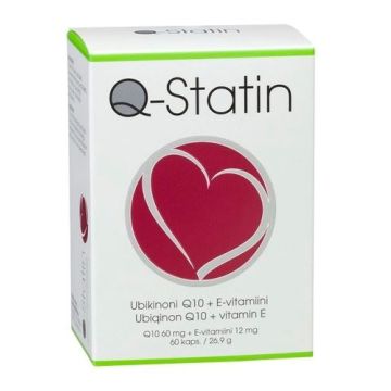 Q Statin Q10 + E-vitamiini 60 kaps
